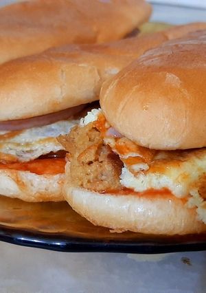 A picture of Anday Wala Burger❤😍(Iftar Special).