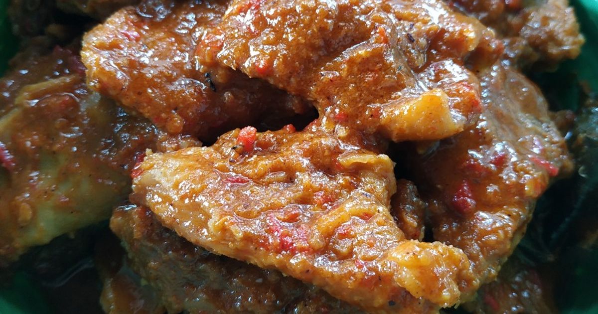 Sapi Rasya Resep Daging Sapi Rasa Rendang oleh Ayu Wulandari - Cookpad