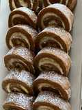 كيك رول اليقطين pumpkin cake roll