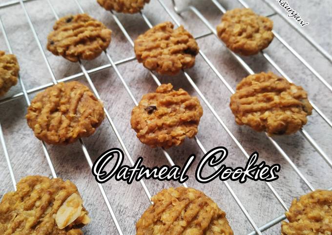 Resep 296. Oatmeal Cookies Anti Gagal