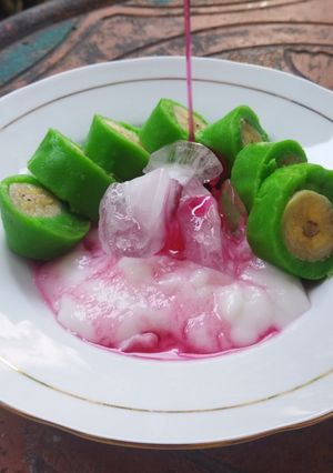 Foto resep Es Pisang Ijo 🍌