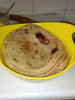 A picture of Soft layered chapati.