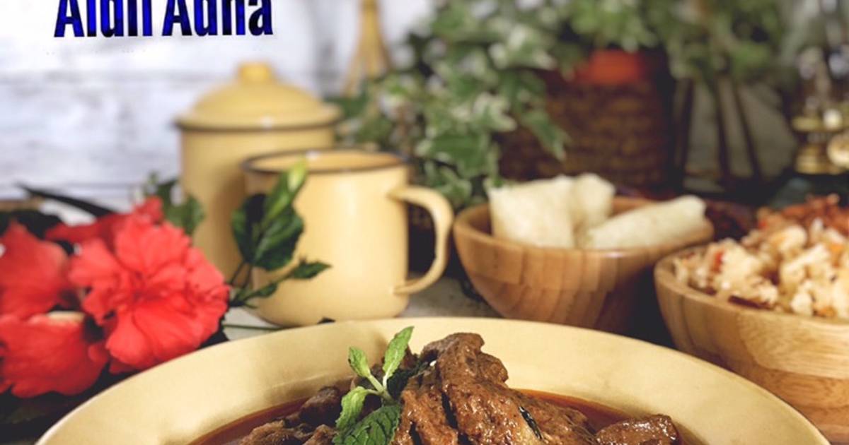 Resipi Rendang Kambing Aidiladha Oleh Ell Sakimin Cookpad