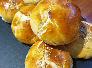 Foto principal de Pan de hamburguesa tipo brioche