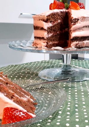 Foto principal de Nude cake de fresas 🍰