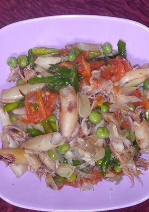Foto resep Cumi asin kecombrang (boh trung cawing)