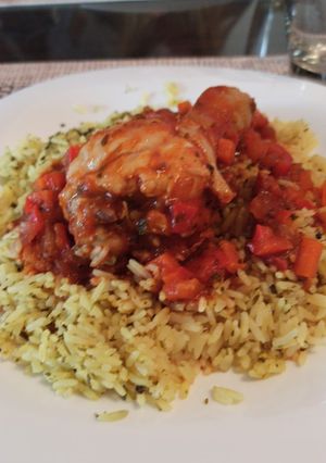 Una foto de Salsa de pollo