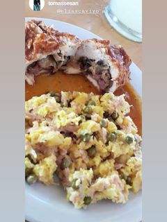 Una foto de Pechugas rellenas al horno