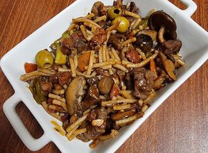 Una foto de Cazuela serrana de fideos