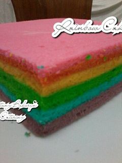 Foto resep Rainbow Cake