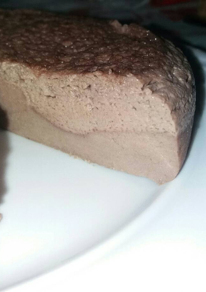 Una foto de Pudín de chocolate en el microondas