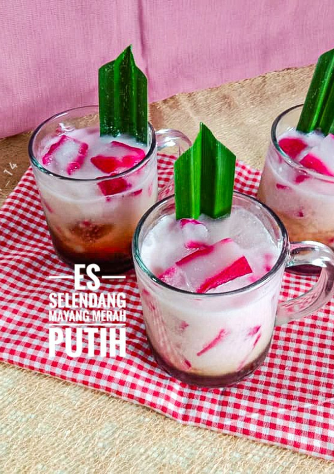 Foto resep Es Selendang Mayang Merah Putih