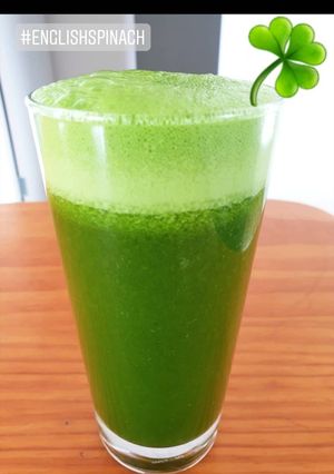 Foto resep Juice Horenso / bayam jepang / English spinach