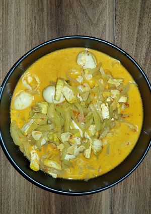 Foto resep Sambel goreng labu siam simple