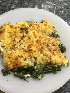 Una foto de Espinacas a la crema