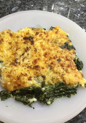 Una foto de Espinacas a la crema
