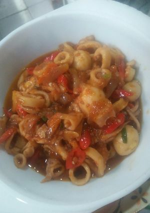 Foto resep Cumi asam manis pedas