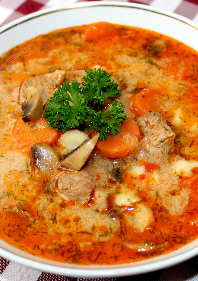 Bakonyi betyárleves recept fotója