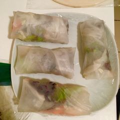 A picture of #HelpfulCook Summer Rolls.