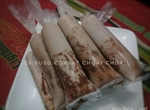 Foto resep Es susu coklat choki-choki