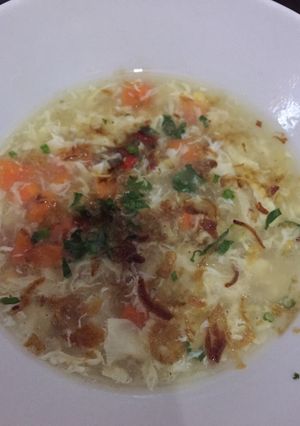 Foto resep Sop jagung udang
