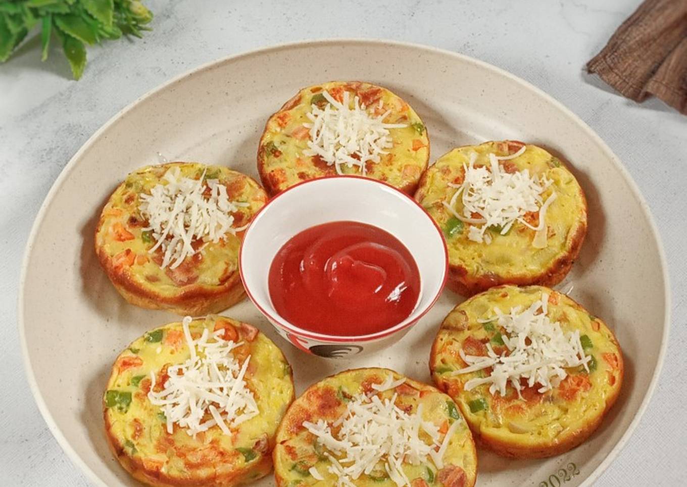 Vegetable Cheese Omellette