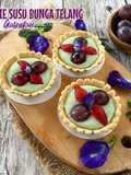 Pie Susu Bunga Telang Gluten Free