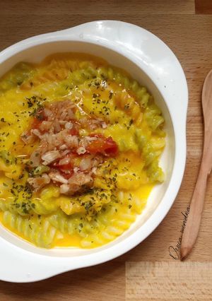 Foto resep MPASI 1y+ Vegeroni with pumkin sauce