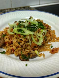 Una foto de Arroz salteado "a mí estilo"