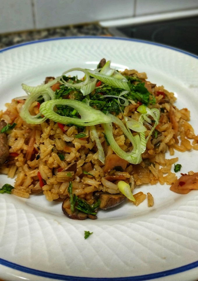 Una foto de Arroz salteado "a mí estilo"