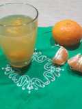 Agua de mandarina con limón