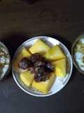Doi chira makha (flatten rice and curd)