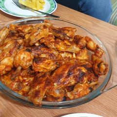 A picture of Baked wings.