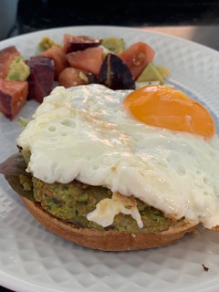 Una foto de Hamburguesas de romanescu