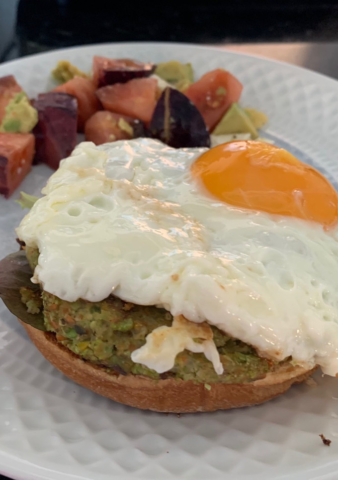Una foto de Hamburguesas de romanescu