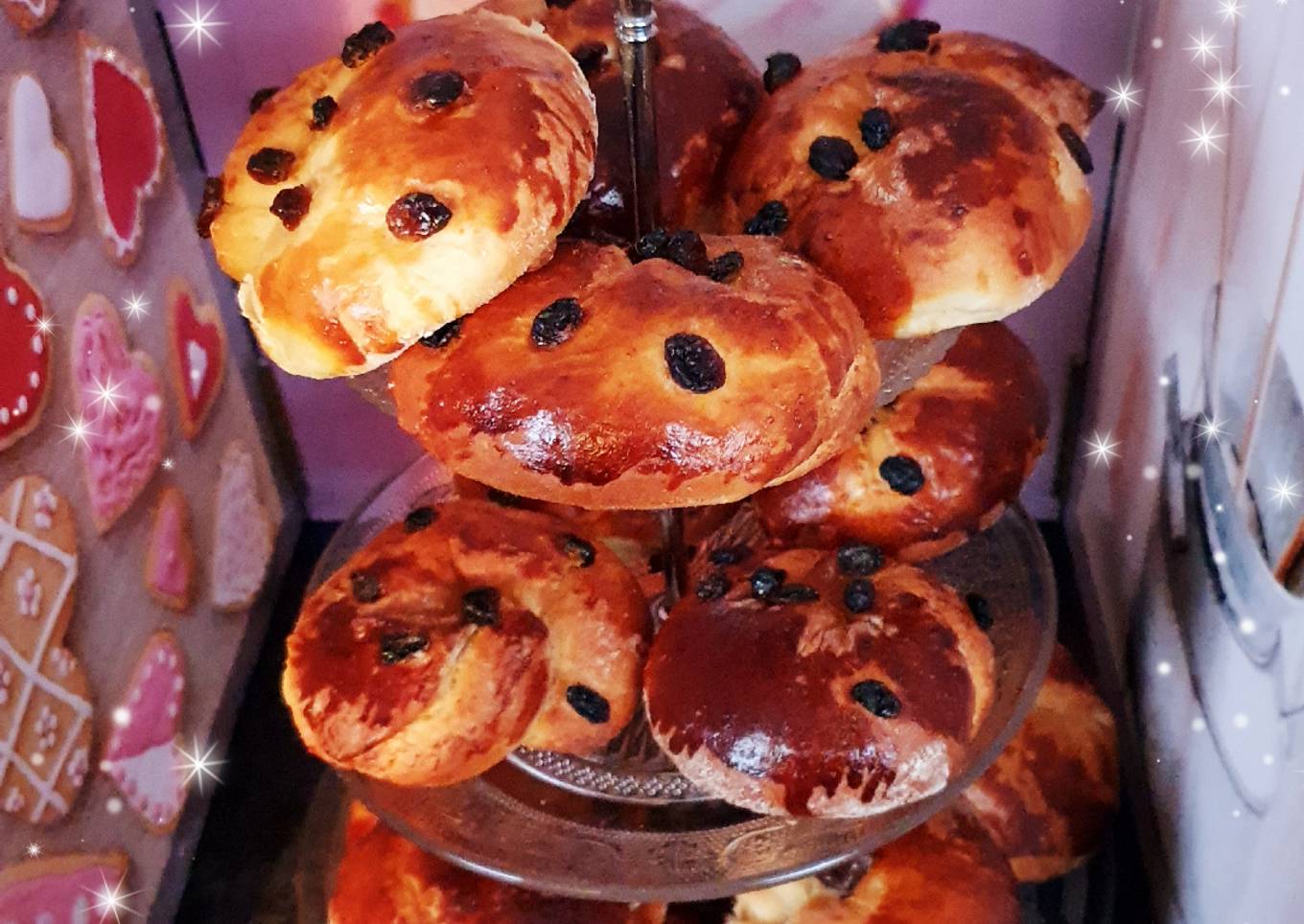 Pains aux raisins et pains aux pépites de chocolat 😋