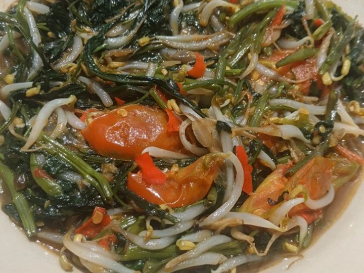 Langkah Gampang Membuat Resep Tumis kangkung tauge saos tiram💋 yang Lezat Sekali Anti Ribet, Bisa Manjain Lidah