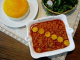 خورشت دال عدس با گوشت چرخ کرده