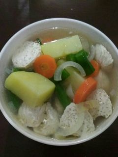 Foto resep Sop Bakso ikan