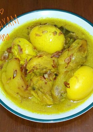 Foto resep Opor ayam with telor dan kentang