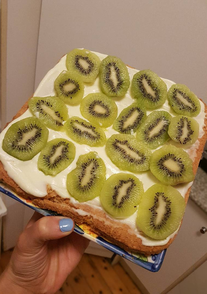 Una foto de Tarta de kiwi