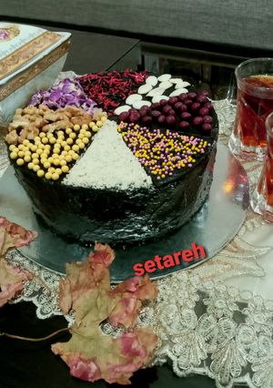 عکسی از دستور کیک چای بدون فر