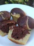 Muffins marmolados. Súper esponjosos