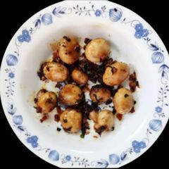 A picture of Mushroom ghee roast.