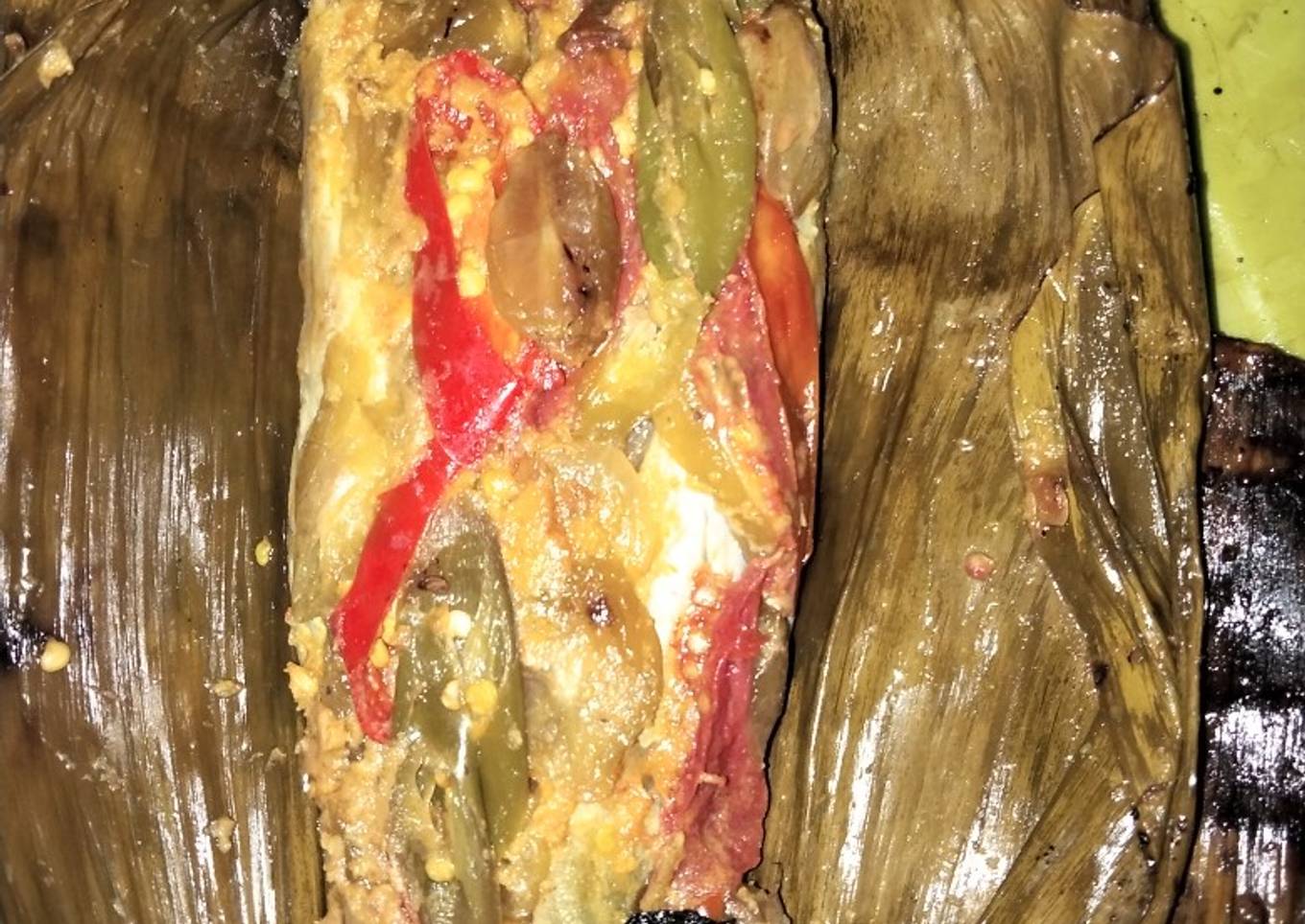 Pepes/pais ikan belida/pipih belimbing wuluh