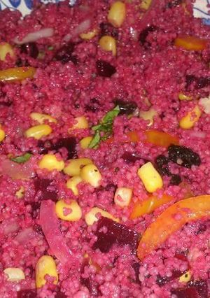 Foto principal de Cous Cous con remolacha y maíz🌽