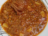عدسی با آب قلم😋👌