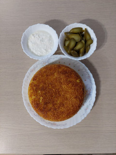 عکسی از دستور کته سیب زمینی