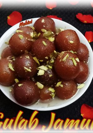 A picture of Instant Gulab jamun.