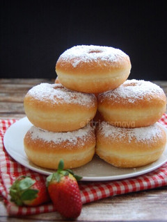 Foto resep Donat Tape, satu telur, empuk, yummy👍🏻